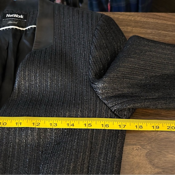❤️Network Black Blazer Jacket S - Picture 9 of 11